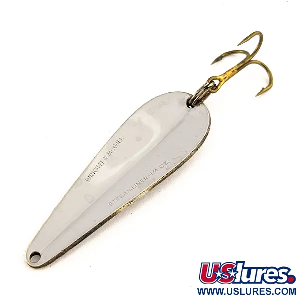 Wright & McGill Streamliner Blizgė, Nikelis, 7g, Vintažinė, #11641