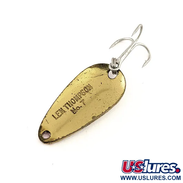 Len Thompson #7 Vartiklė, Balta / Raudona / Žalvaris, 5g, #11642