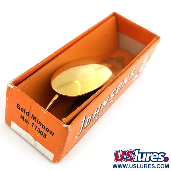 Weedless Johnson Silver Minnow Blizgė, Auksinė, 21g, paauksuota, #11648