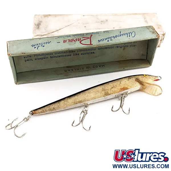 Rapala Original Floater F11 Vobleris, Sidabrinis, 6g, Balsa, #11650
