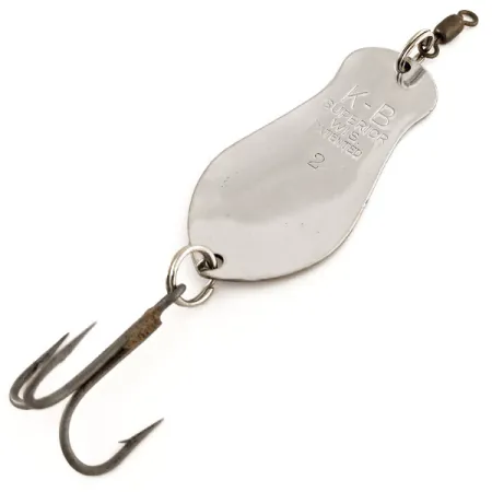 K-B Bait K-B Spoon 2 Blizgė, Nikelis, 14g, Vintage, #11654