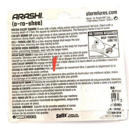 Storm Arashi Silent Square 3 Vobleris, Ghost Hitch, 14g, #11676