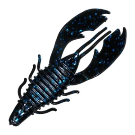 Berkley Havoc Craw Fatty Guminukas, Black Blue Fleck, 10cm, #11699