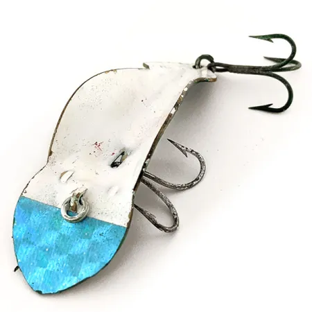 Buck Perry Spoonplug, 10 g, Balta / Žalia / Šviesiai mėlyna, Blizgė #11700