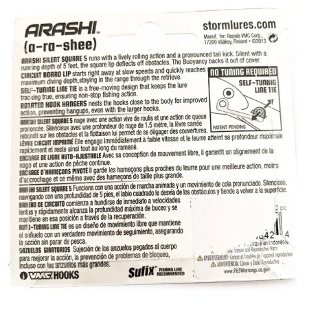 Storm Arashi Silent Square 5 Vobleris, Blue Silver Shad, 18g, #11707