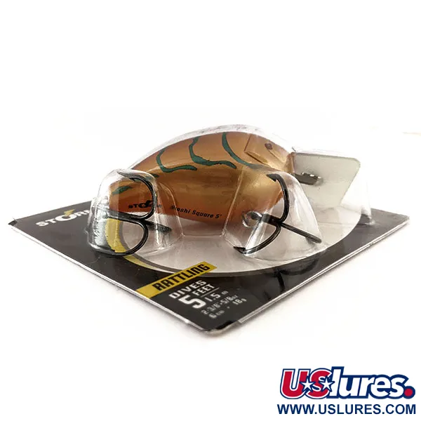 Storm Arashi Rattling Square 5 Vobleris, Rusty Craw, 18g, #11709