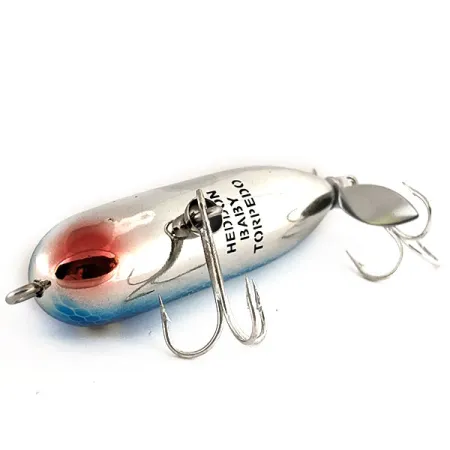 Heddon Baby Torpedo Paviršinis Masalas, Mėlyna-Sidabrinė, 7g, #11712
