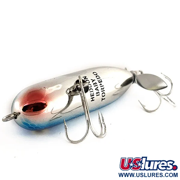 Heddon Baby Torpedo Paviršinis Masalas, Mėlyna-Sidabrinė, 7g, #11712