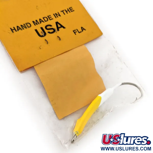 Doc's Goofy Jig Pompano džigas, Balta / Geltona, 7g, Rankų darbo, #11757