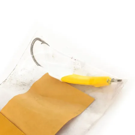 Doc's Goofy Jig Pompano džigas, Balta / Geltona, 7g, Rankų darbo, #11757