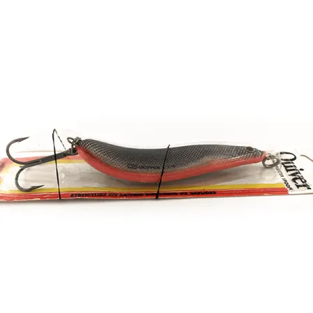 Luhr Jensen Quiver Blizgė, Pilka/Oranžinė, 39g, asimetrinė, #11781