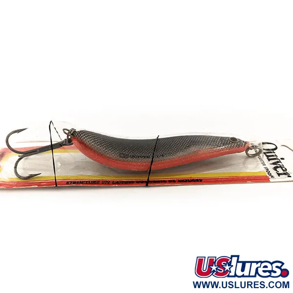 Luhr Jensen Quiver Blizgė, Pilka/Oranžinė, 39g, asimetrinė, #11781