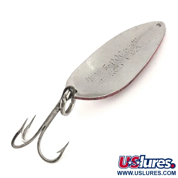 Dardevle Devle Dog 5400 Blizgė, Raudona / Balta / Nikelis, 14g, #11797