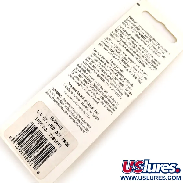 Thomas Buoyant Blizgė, Frog, 4.7g, Upėtakis/Lašiša, #T101FRG