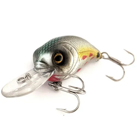 Bass Pro Shops XPS Lazer Eye Crankbait, Sidabras-Auksas, 9g, #11875