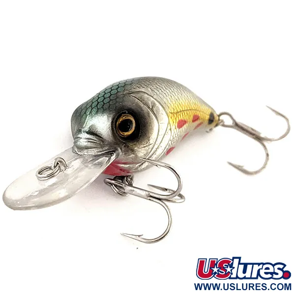 Bass Pro Shops XPS Lazer Eye Crankbait, Sidabras-Auksas, 9g, #11875