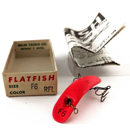Flatfish F6 Helin Tackle UV Masalas, Fluorescencinė Raudona, 3g, #11910