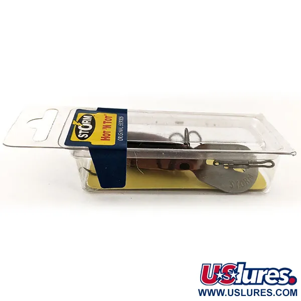 Storm Original Hot'N'Tot Vobleris, Oranžinis/Juodas, 6.5g, Metalinis Liežuvėlis, #11931