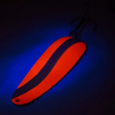 Worth Chippewa Steel Spoon UV Blizgė, Raudona/Kreminė, 35g, UV, #12128