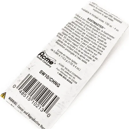 Acme Kastmaster Vartiklė, Nikelis / Žalia, 7g, Žalvaris, #12049