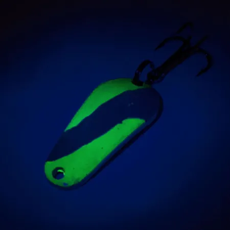 Aeroplane Spinner Aero UV Blizgė, Žalia/Balta/Varis, 7g, UV, #12054