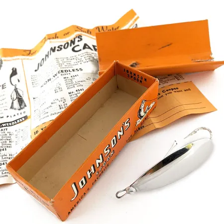 Weedless Johnson Silver Minnow Blizgė, Sidabras sidabruota, 12g, #12059