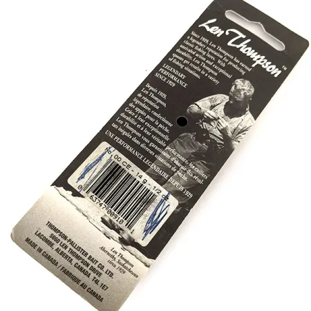 Len Thompson Original #00 Blizgė, Raudona / Balta, 14g, Svyravimas, #12062