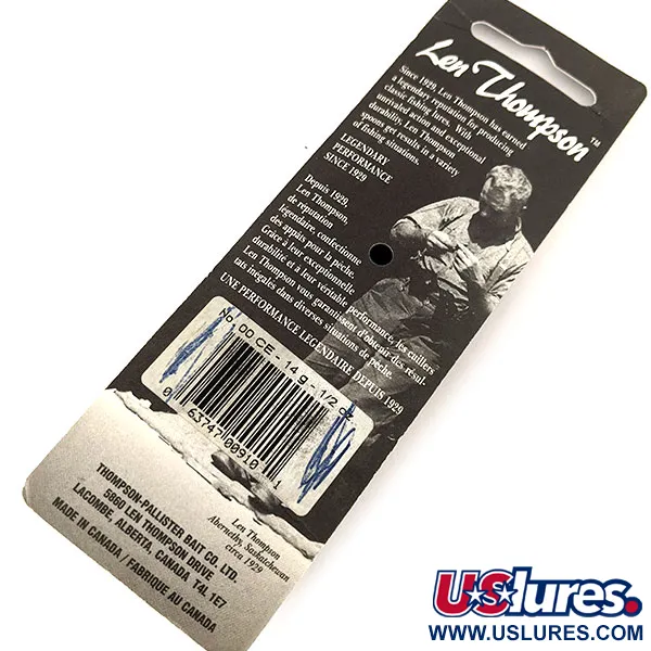 Len Thompson Original #00 Blizgė, Raudona / Balta, 14g, Svyravimas, #12062