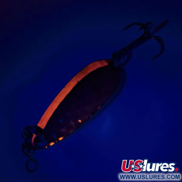 Luhr Jensen Krocodile UV Blizgė, Gold/Orange, 9g, UV-Glow, #12076