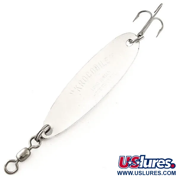 Luhr Jensen Krocodile Die #5 Blizgė, White Pearl, 25g, #12113
