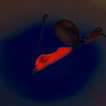 Erie Dearie Walleye Killer - UV Sukrė, Raudona / Nikelis, 14g, UV, #12160