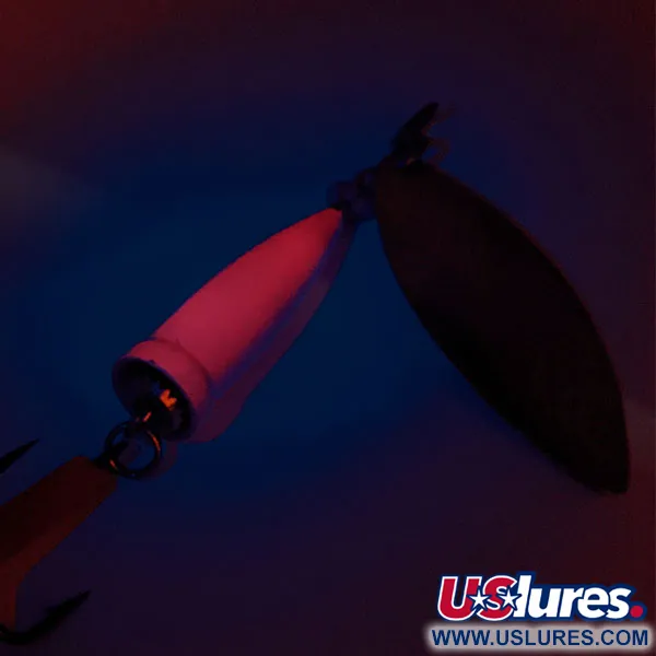 Blue Fox Super Vibrax Salmon UV Sukriukė, Nikelis/Rožinė, 33g, UV, #12161