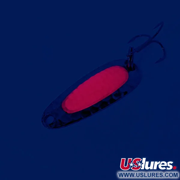 Nebco Pixee Blisgė, Kalto Nikelio / Raudona, 4.5g, Salmon Egg, #12188