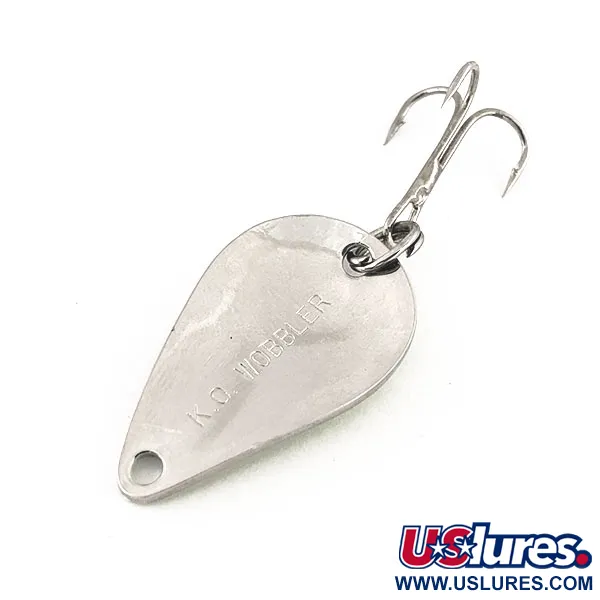 Acme K.O. Wobbler UV Vartiklė, Nikelis / Mėlyna, 7g, UV, #12215