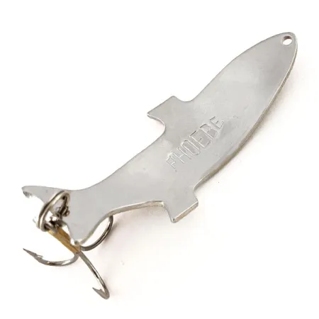 Acme Phoebe Blisgė, Nikelis / Oranžinė, 14g, Žuvies siluetas, #12217