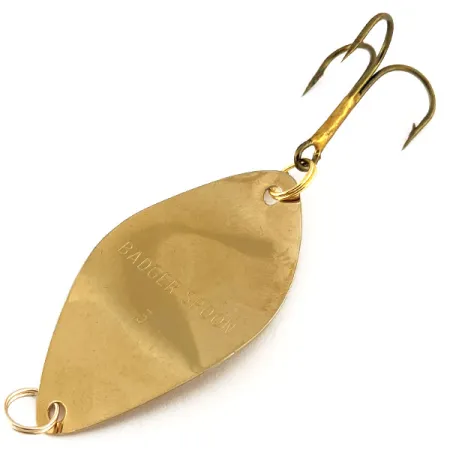 Seneca Badger Spoon 3 Blizgė, Auksinė, 7g, Bronzuotas Trišakis, #12231
