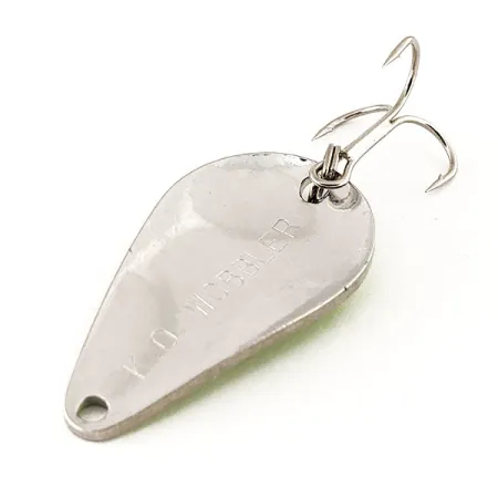 Acme K.O. Wobbler UV Blizgė, Nikelis / Žalia, 14g, UV švytėjimas, #12259