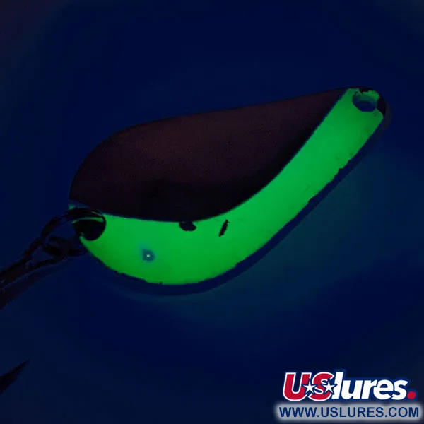 Acme K.O. Wobbler UV Blizgė, Nikelis / Žalia, 14g, UV švytėjimas, #12259