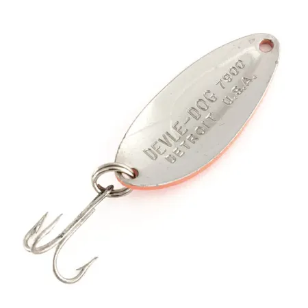 Eppinger Dardevle Devle Dog 7900 UV Blizgė, Raudona / Nikelis, 7g, #12262