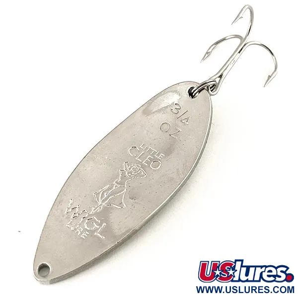 Little Cleo (Hula Girl) Blizgė, Balta/Žalia/Blizgučiai/Nikelis, 21g, #12267