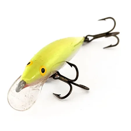 Rapala Original Floater F6 Vobleris, Chartreuse, 3g, Balsa, #12280