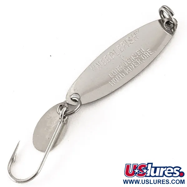 Luhr Jensen Needlefish 1 Blisgė, Nikelis / Mėlyna, 2g, Lapelis, #12324