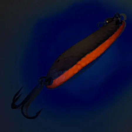 Luhr Jensen Krocodile Die #3 UV Vartiklė, Žalvaris/Raudona, 10g, #12325