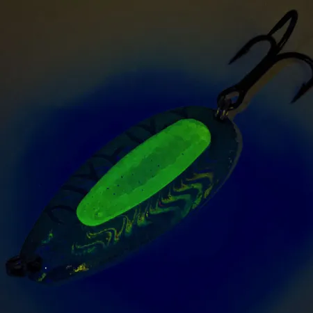 Blue Fox Rattlin Pixee Blizgė, Rainbow Herring / Yellow, 24g, #12336