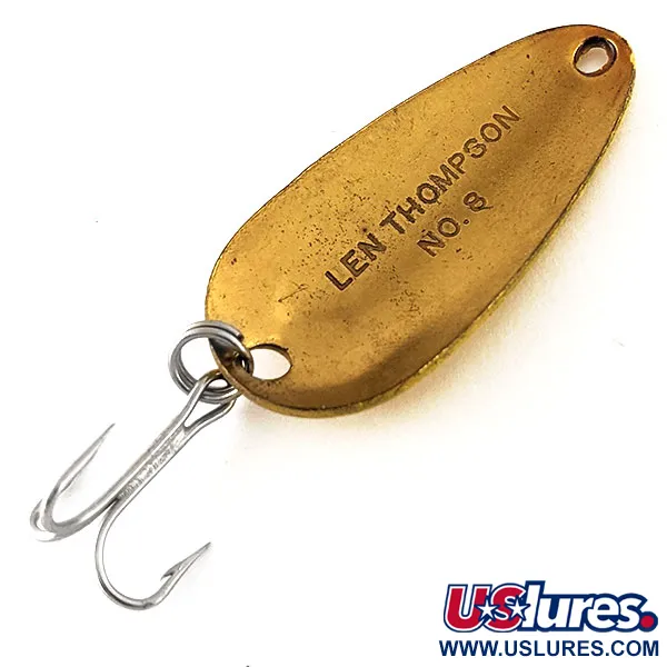 Len Thompson #8 Blizgė, Five of Diamonds, 7g, Žalvaris, #12340