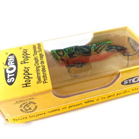 Storm Hopper Popper Paviršinis Masalas, Fire Tiger, 2g, #HP04 520