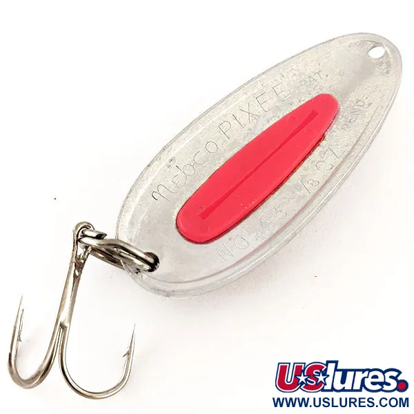 Nebco Pixee UV Blizgė, Kaltas Nikelis/Raudona, 24g, UV, #12362