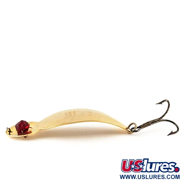 Lucky Strike One Eye Wiggler Blizgė, Auksas/Raudona, 25g, Akis, #12385