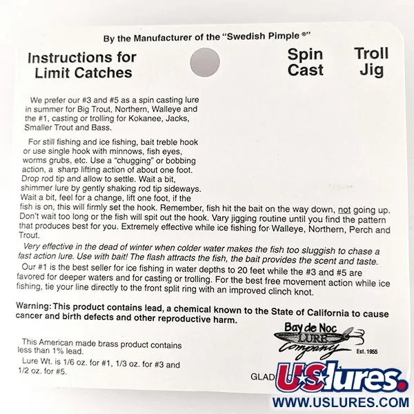 Bay de Noc Do-Jigger #3, 9g, Nikelis / Žalia, Vartiklė #12387