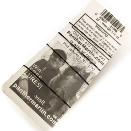 Panther Martin Weedless Weed Wing Blizgė, Five of Diamonds, 14g, #12425